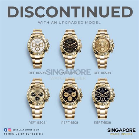 discontinued rolex models